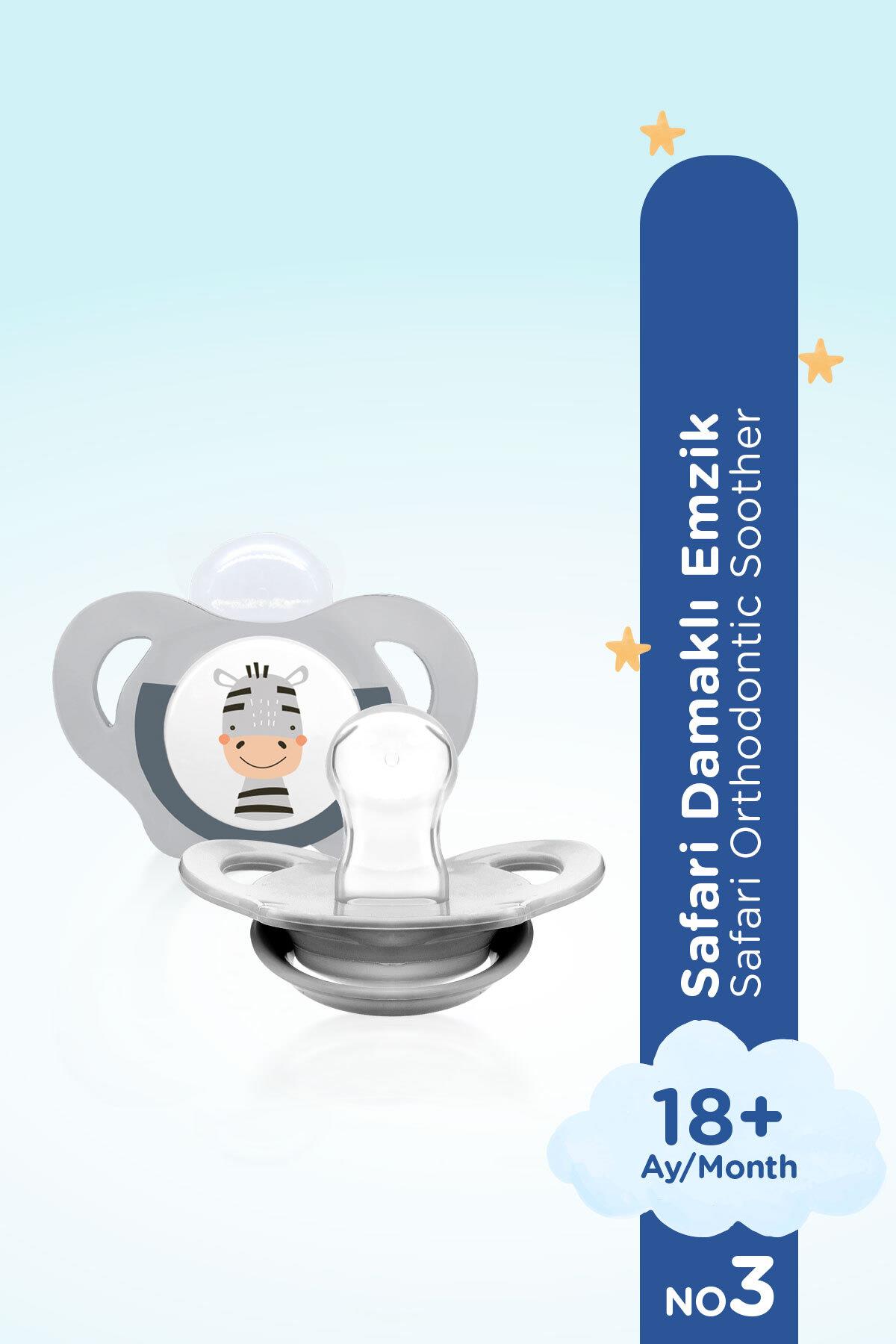 Wee Baby Safari Emzik No:3 18+ Ay Gri