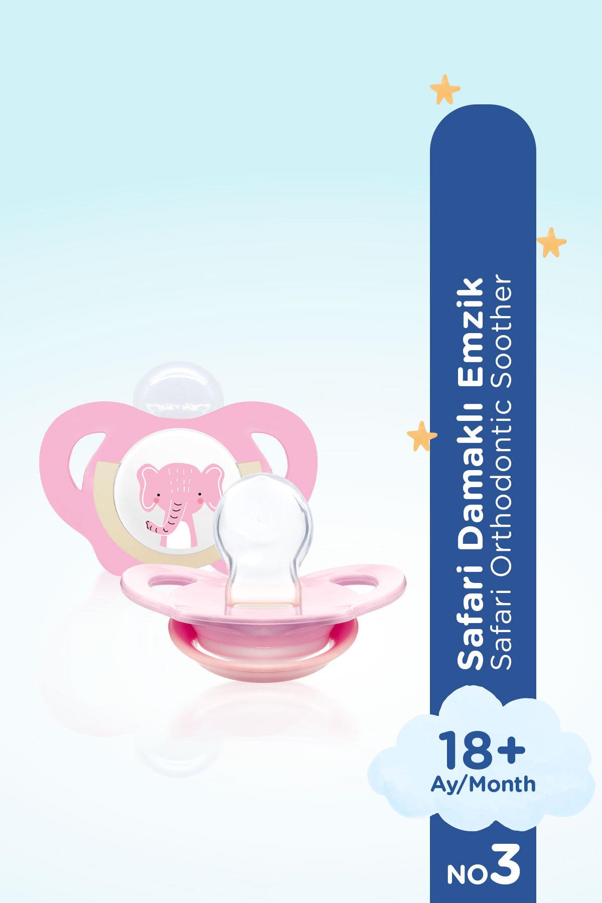 Wee Baby Safari Emzik No:3 18+ Ay Pembe