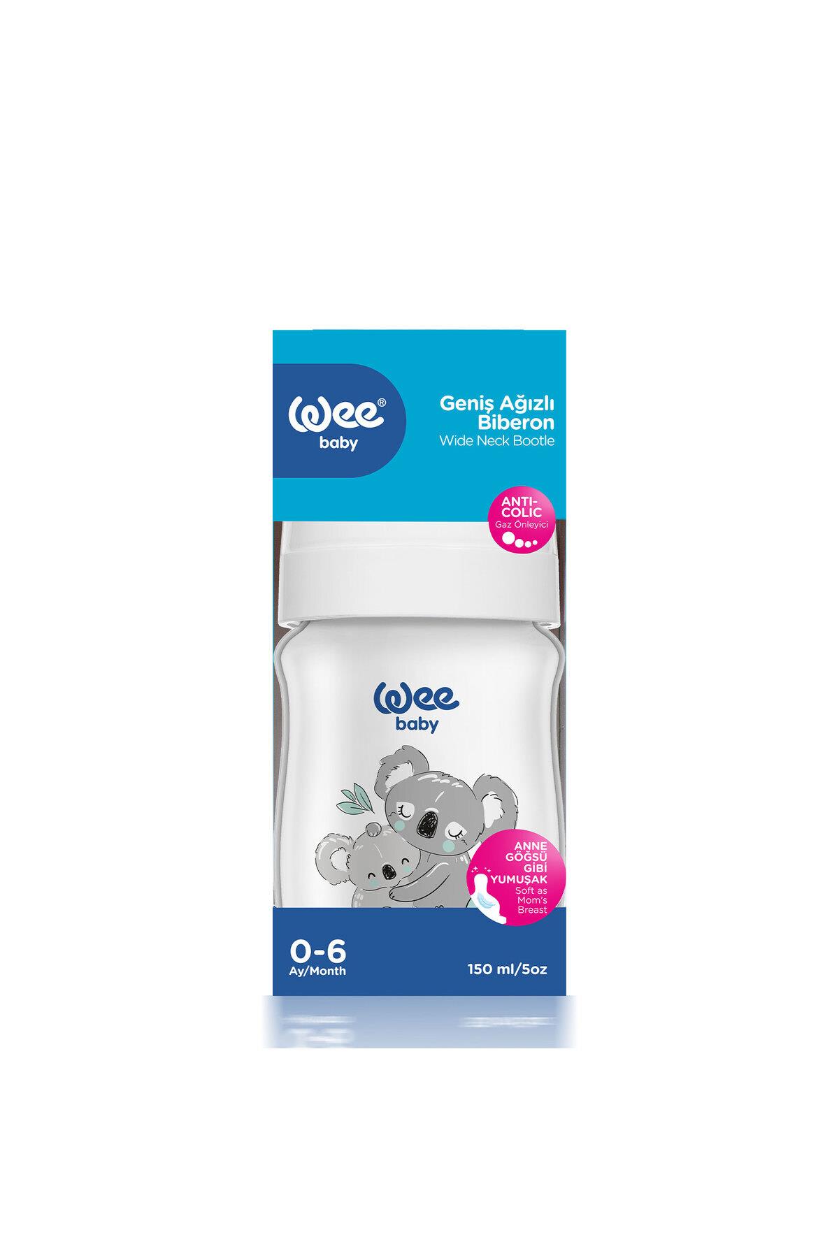Wee Baby Safari Pp Geniş Ağızlı Biberon 150 ml 0-6 ay