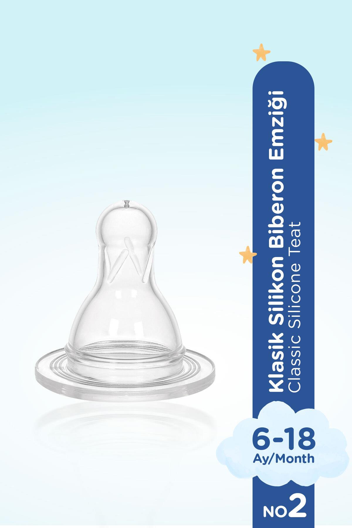 Wee Baby Silikon Biberon Emziği Normal Akış No:2 6-18 ay