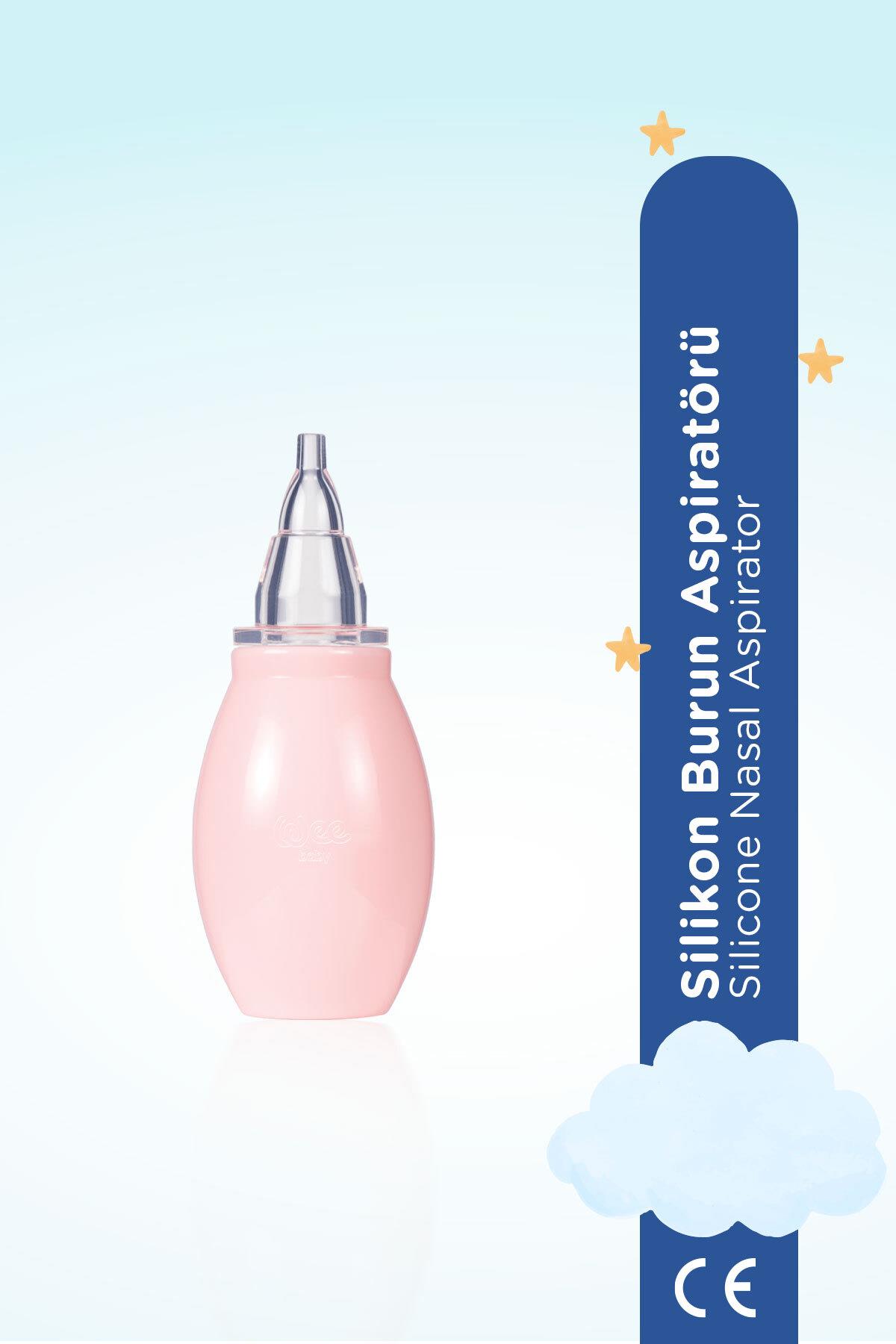 Wee Baby Silikon Burun Aspiratörü Pembe
