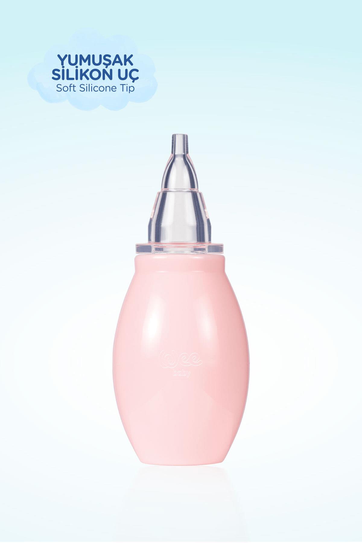Wee Baby Silikon Burun Aspiratörü Pembe