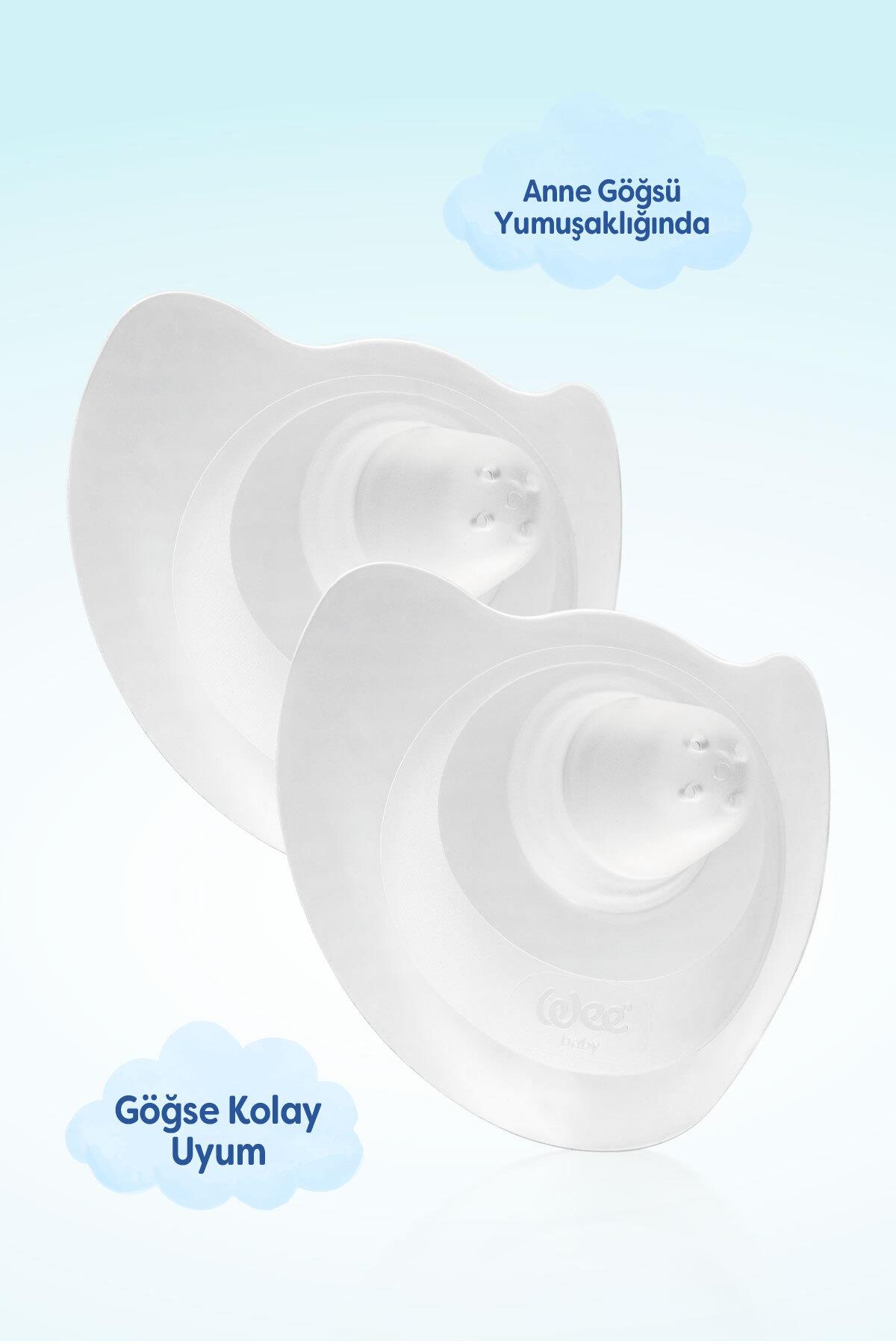 Wee Baby Silikon Göğüs Koruyucu 2'li