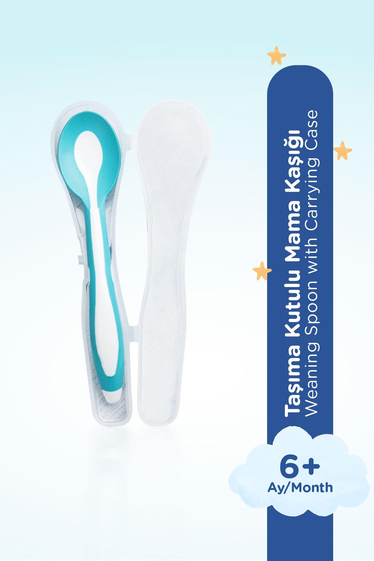 Wee Baby Taşıma Kutulu Mama Kaşığı 