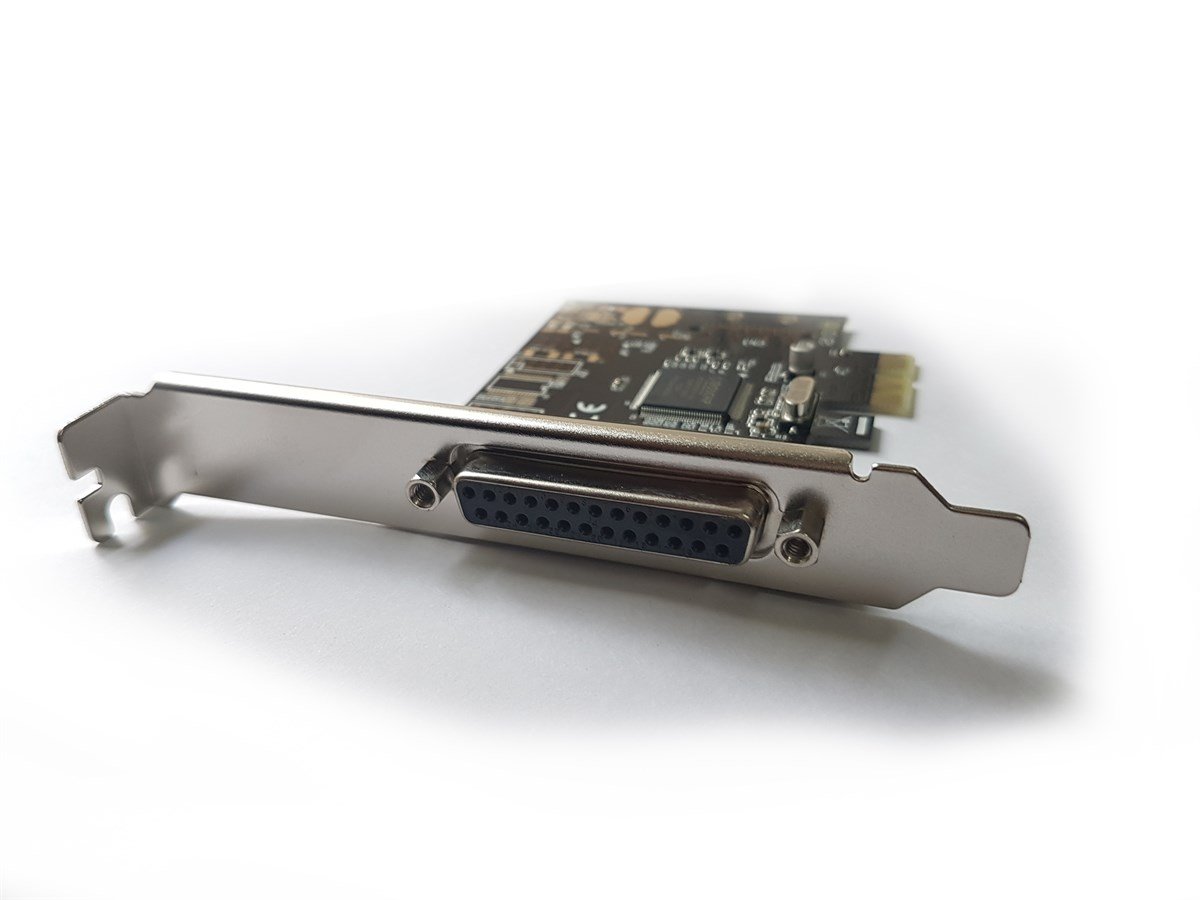 1 Port Paralel (DB25 dişi) PCI (Express) Kart, MCS9901CV-AA chipset'li  
