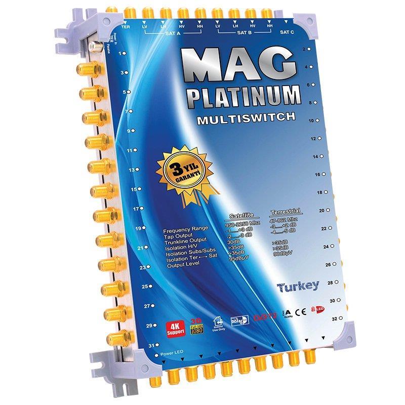 10*40 Sonlu/Kaskatlı Swıtchlı Uydu Santrali Mag Platınum