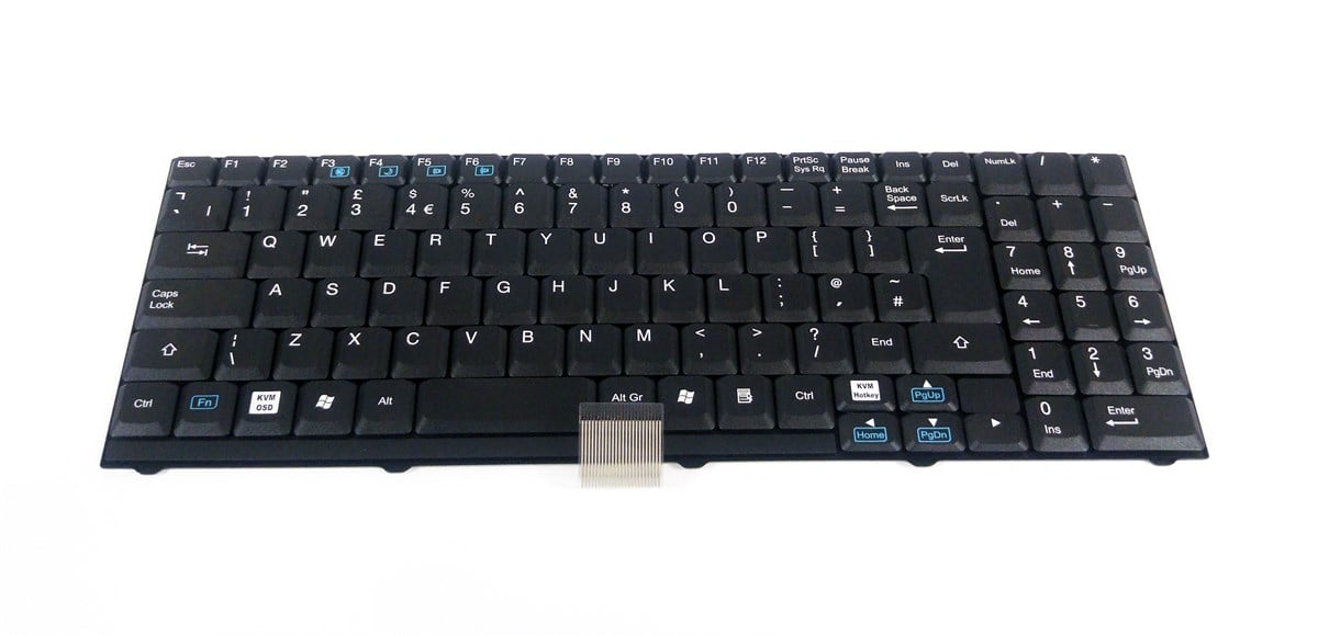 105 Tuşlu İngilizce Klavye<br>
105 Key USA-ENG./Black