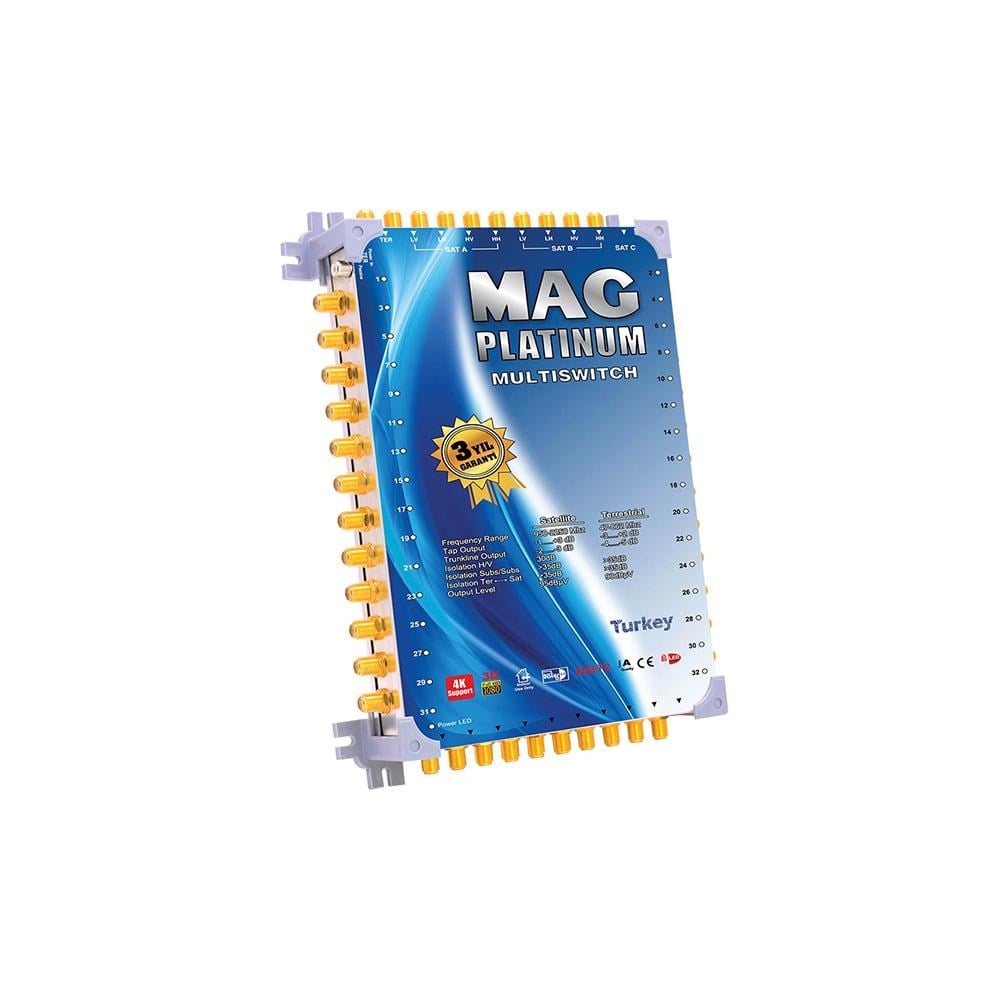 10X64 SONLU UYDU SANTRALİ MAG PLATINUM 10903