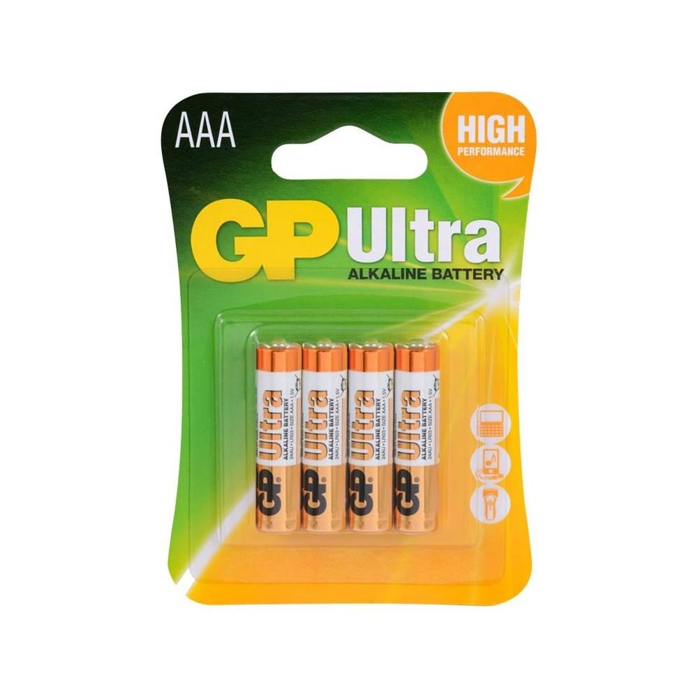 12848 - GP 24AU-2U4 ALKALİN İNCE KALEM PİL 4LÜ (3+1 PLUS-1) PAKET FİYAT