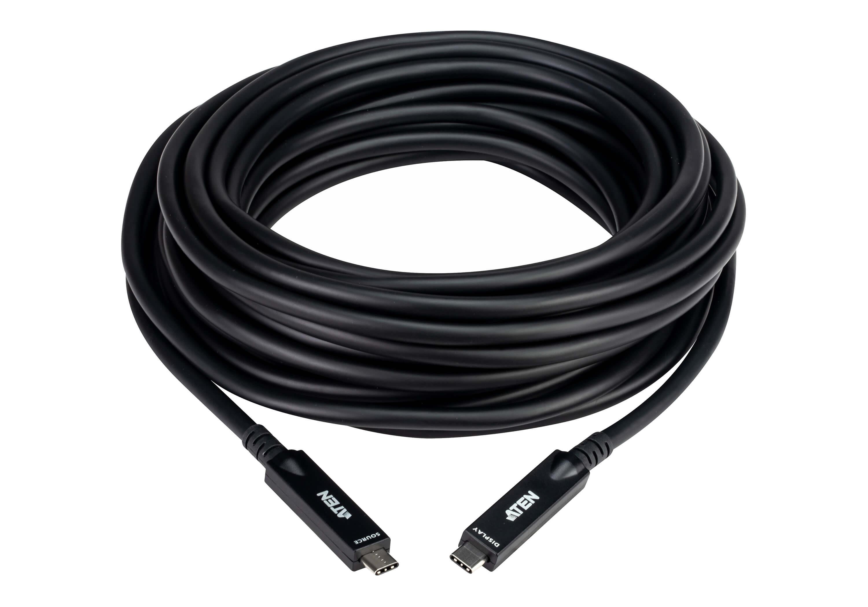 15 m Ultra HD USB-C Active Optical Cable