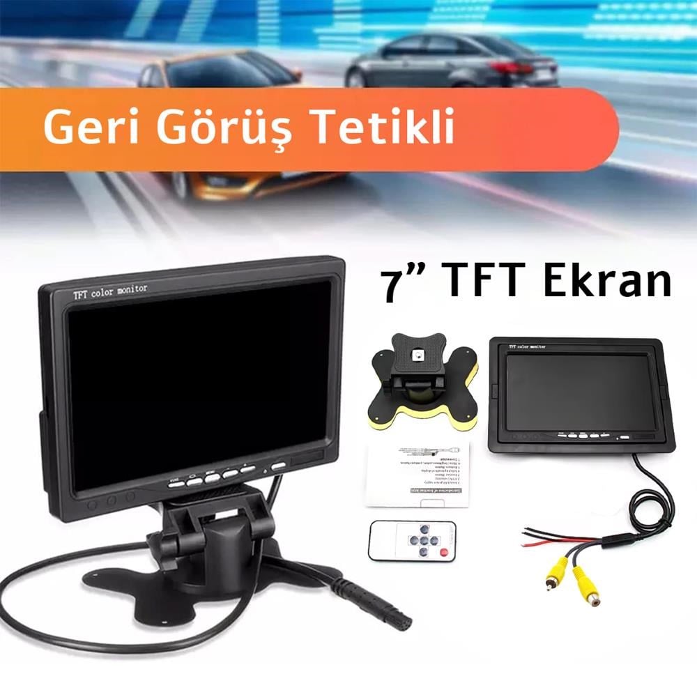 15487 - POWERMASTER ARAÇ MONITOR/JKT-752 7 DİJİTAL MONİTÖR 2 KANAL