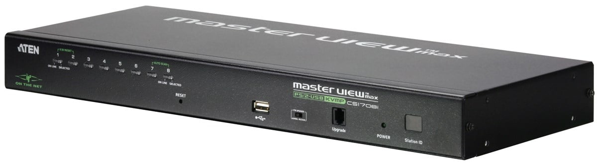 16 Port PS/2 - USB KVM on the NET™ Switch, KVMP™ (Keyboard/Video Monitor/Mouse) Periferi , 1 Lokal 1 Uzak Kullanıcı Erişimi 
