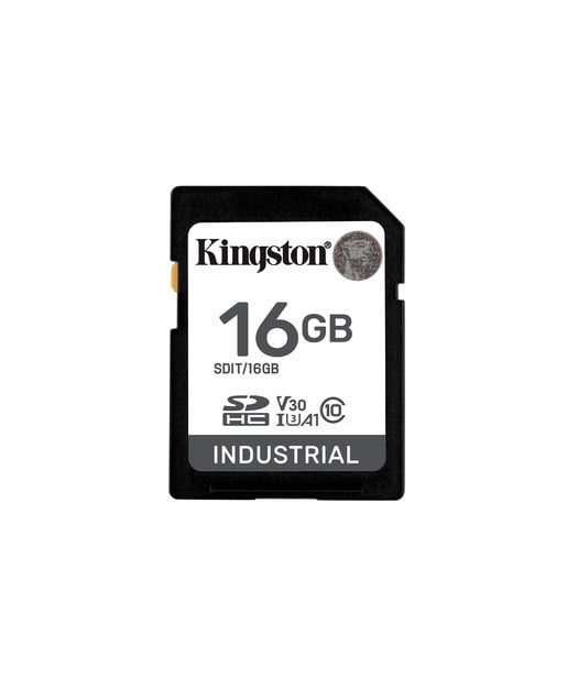 16GB SDHC Industrial -40C to 85C C10 UHS-I U3 V30 A1 pSLC