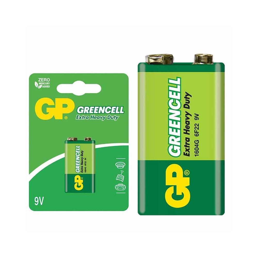 18512 - GP 1604GLF GREENCELL 9 VOLT BLİSTERLİ PİL TEKLİ FİYAT