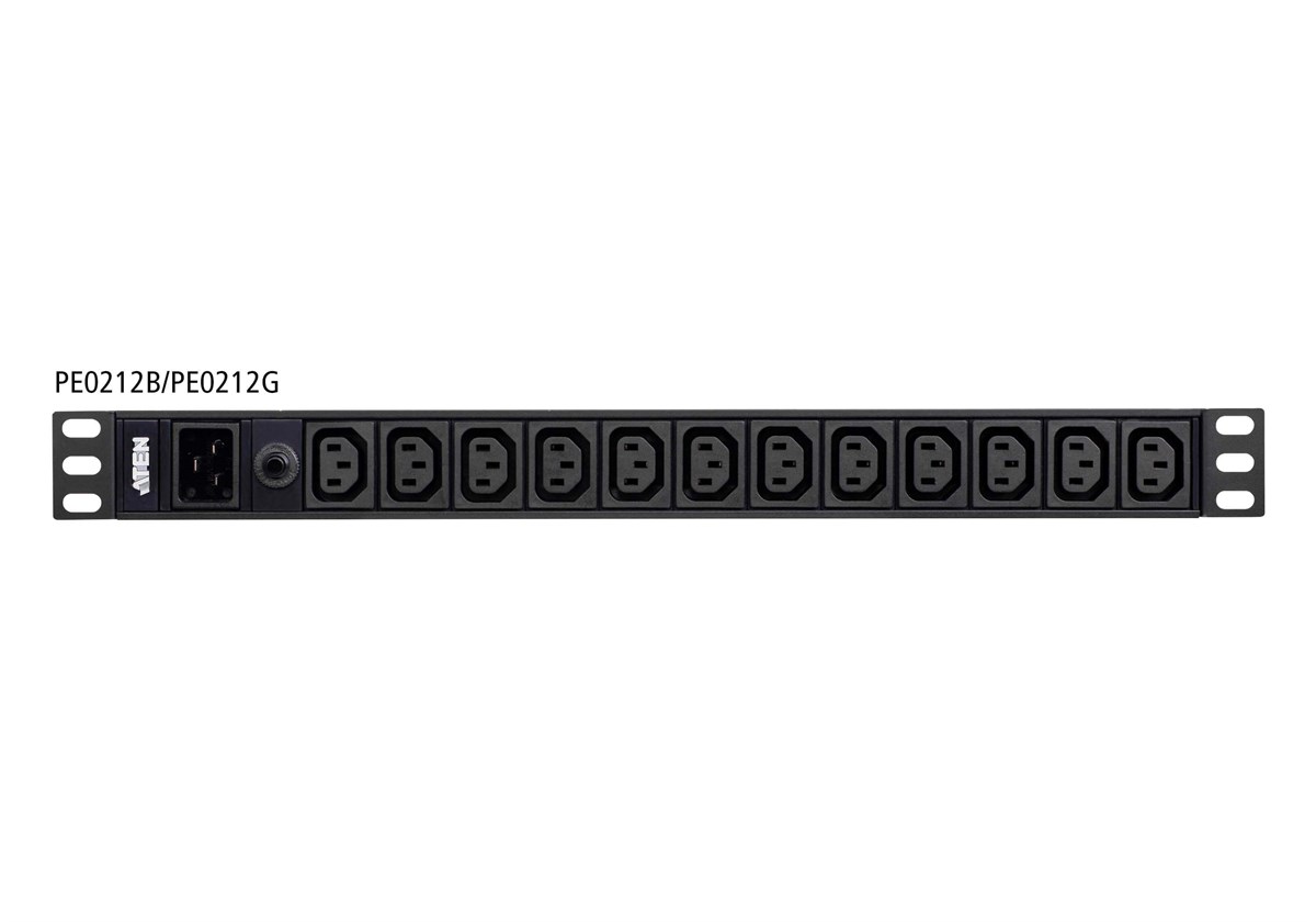 1U desing, 12AC outlets Basic PDU