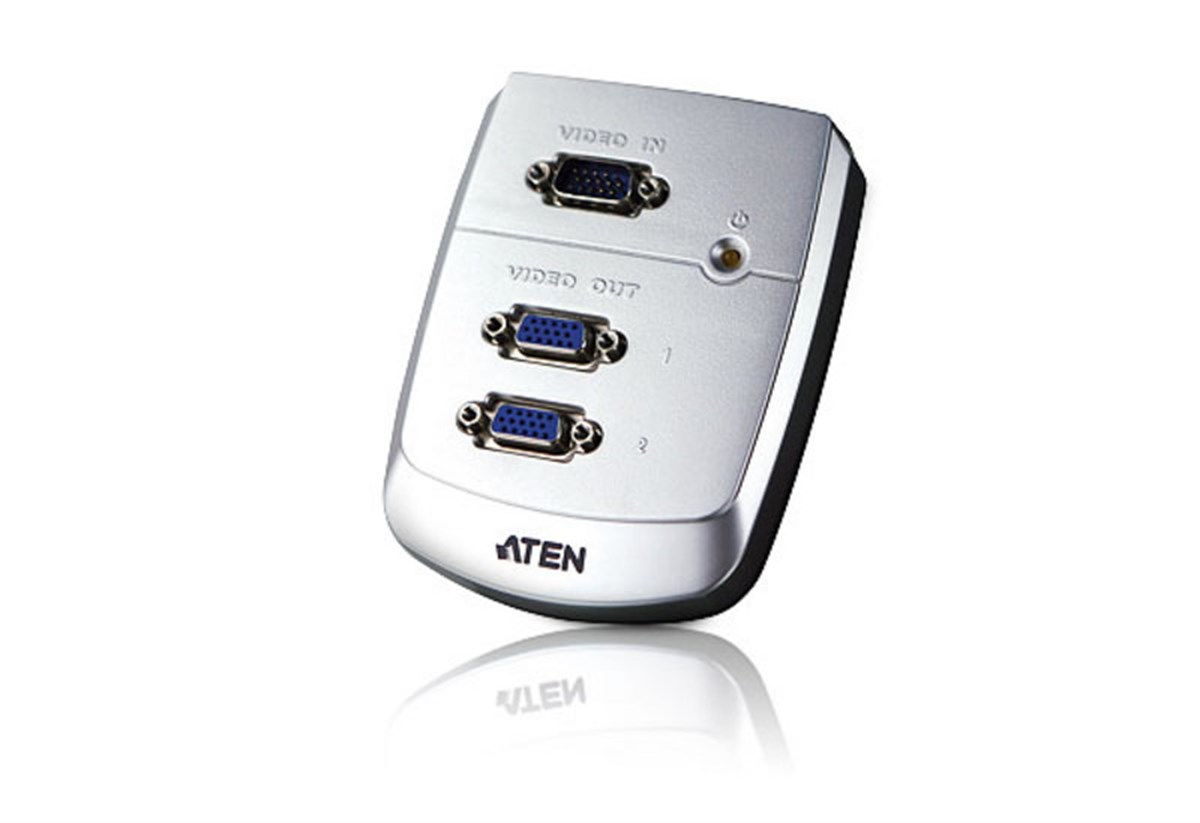 2-Port VGA Çoklayıcı, Plastik, 250 MHz, 1920 x 1440 dpi<br>
2-Port VGA Splitter Wall Plate (Plastic) (250MHz), 1920 x 1440 dpi