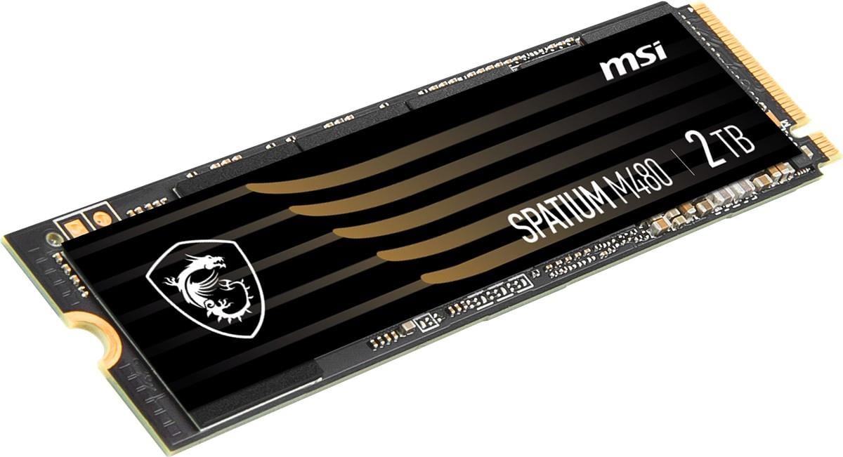 2TB MSI SPATIUM M480 PRO NVMe M.2 7400/7000MB/s