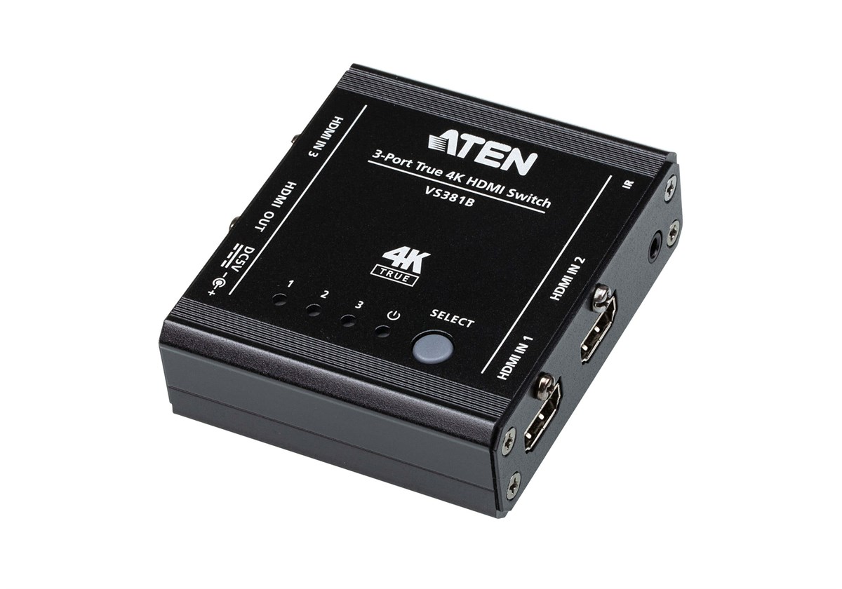 3-Port True 4K HDMI Switch