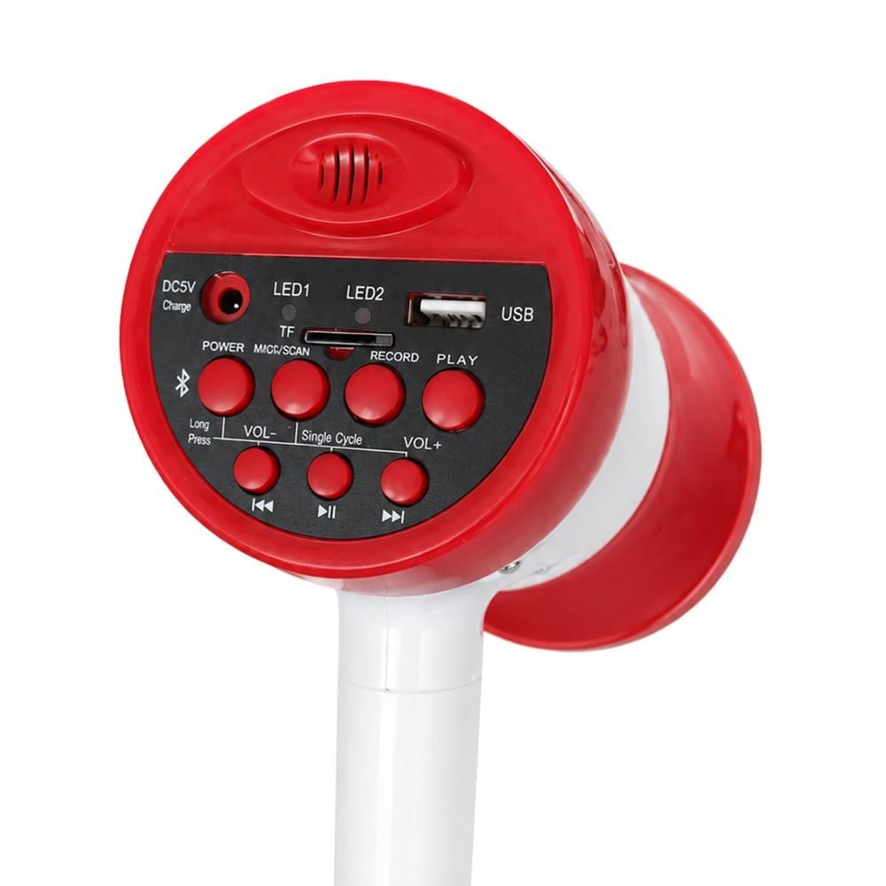 37865 - MAGİCVOİCE 619U 50 WATT ŞARJ EDİLEBİLİR EL MEGAFONU BLUETOOTH VE SES KAYIT DESTEKLİ
