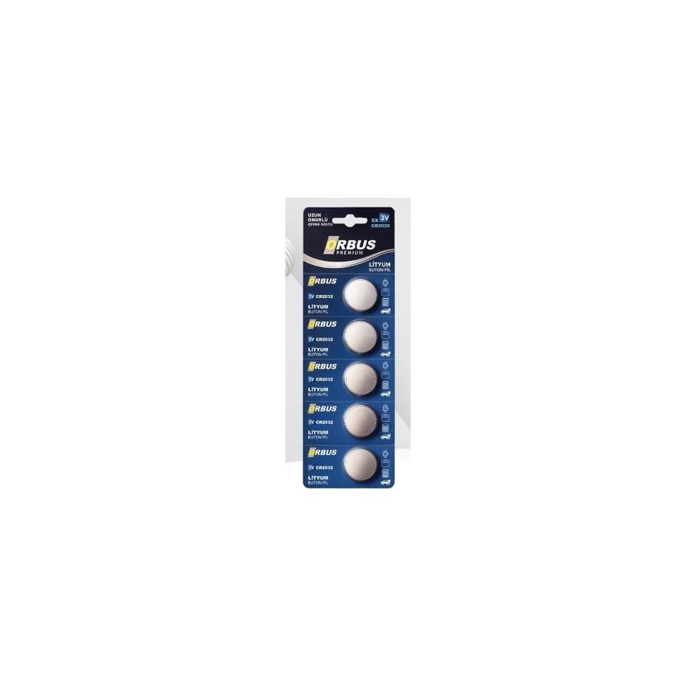 38758 - ORBUS CR2032 3 VOLT LİTYUM BUTON PİL