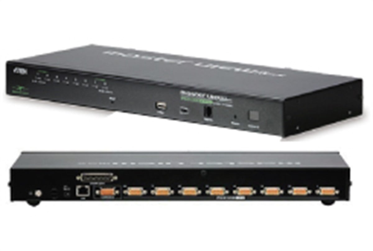 8 Port PS/2 - USB KVM on the NET™ Switch, KVMP™ (Keyboard/Video Monitor/Mouse) Periferi, 1 Lokal 1 Uzak Kullanıcı Erişimi