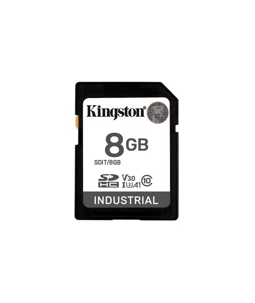 8GB SDHC Industrial -40C to 85C C10 UHS-I U3 V30 A1 pSLC