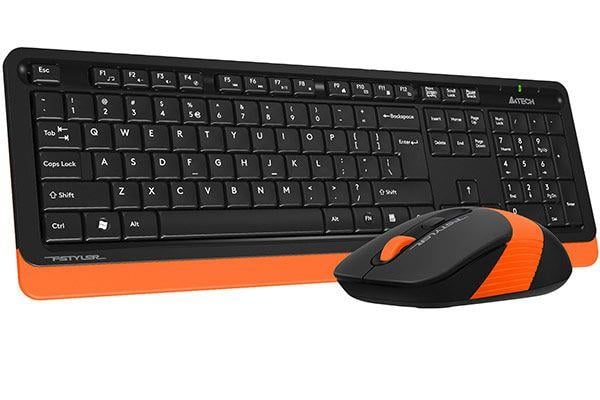 A4 Tech FG1010 Kablosuz Q Klavye-mouse siyah-