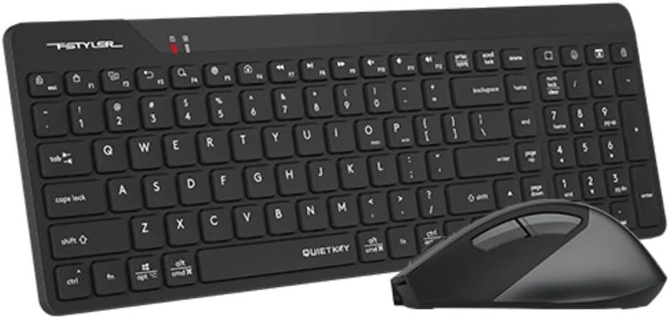 A4 TECH FG2400 Q 2.4 GHZ AİR2 SİYAH KLAVYE+MOUSE