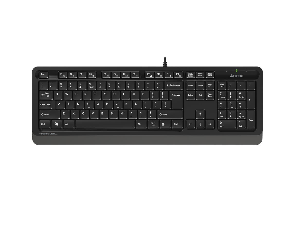 A4 TECH FK10 FN-MULTİMEDYA Q KLAVYE USB GRİ