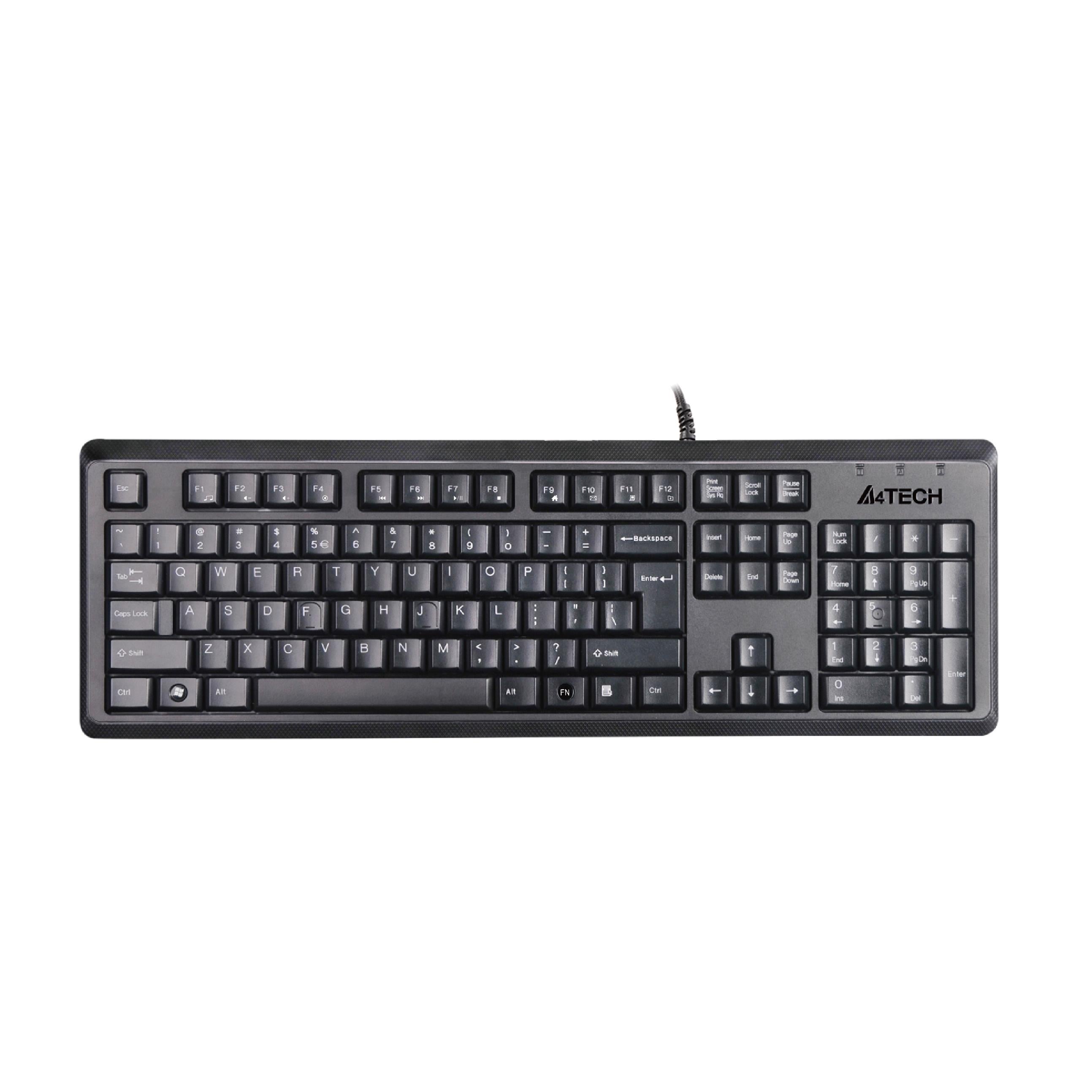 A4 TECH KR-92 USB MULTİMEDYA SİYAH Q KLAVYE