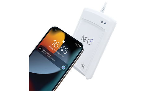 ACS ACR1581U-C1 DualBoost III USB Type-A Temaslı + 13.56MHz NFC Temassız Akıllı Kart Okuyucu / Kodlayıcı