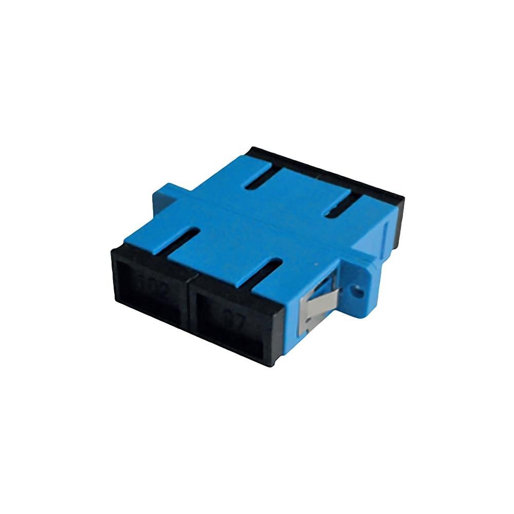 Adapter-SC/UPC-With flange-Duplex-SM -Blue-Two-pie
