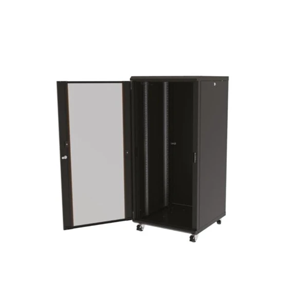 AGER 12U 600x600mm Dikili Tip Siyah Kabinet Agena AG-AN12U6060S1