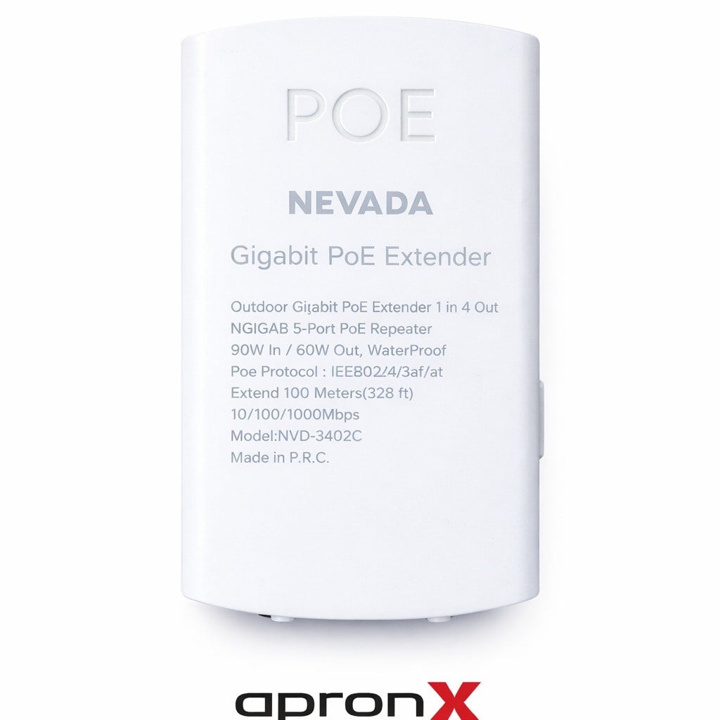 APRONX NVD-3402C 4+1 OUTDOOR POE EXTENDER