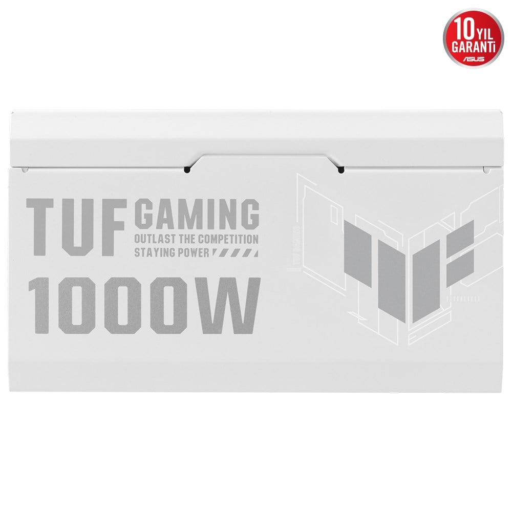 ASUS 1000w 80+ Gold TUF GAMING 1000G WHITE Tam Modüler Power Supply Beyaz / 90YE00S5-B0NA00