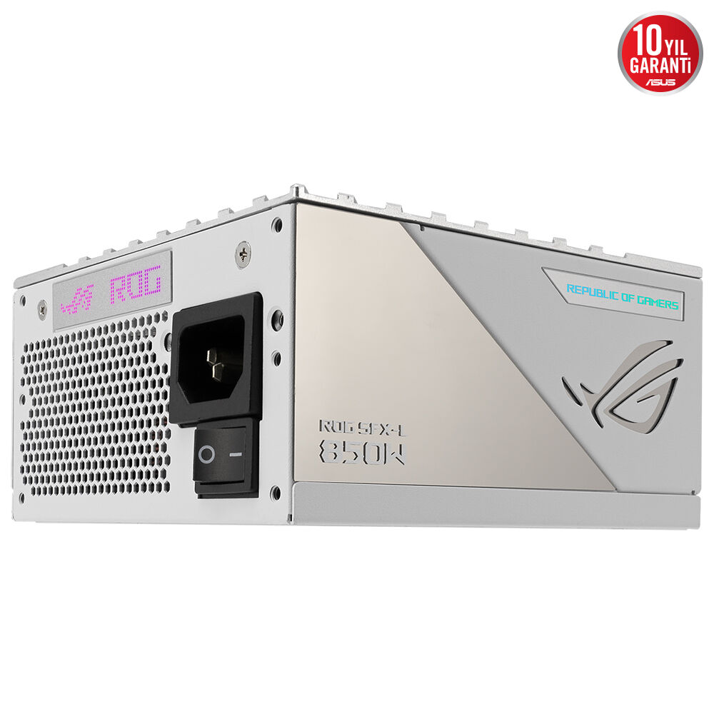 ASUS 850w 80+ Platinum ROG LOKI SFX L 850P Tam Modüler SFX Power Supply Beyaz / 90YE00N2-B0NA00