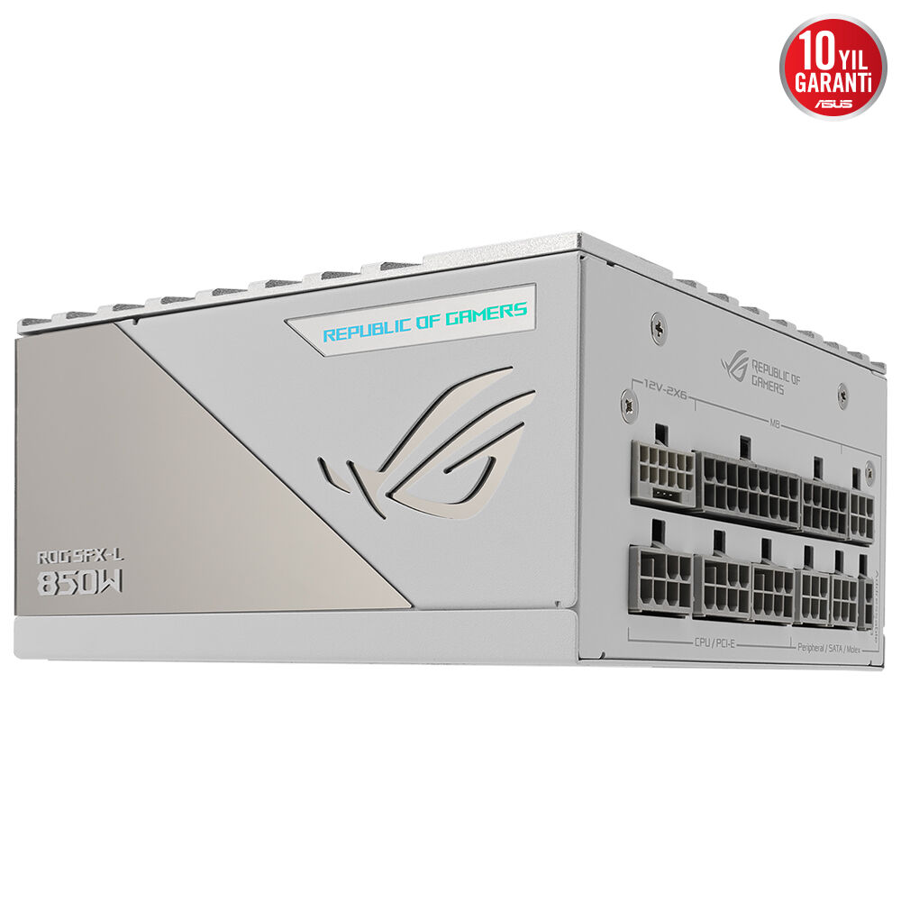 ASUS 850w 80+ Platinum ROG LOKI SFX L 850P Tam Modüler SFX Power Supply Beyaz / 90YE00N2-B0NA00