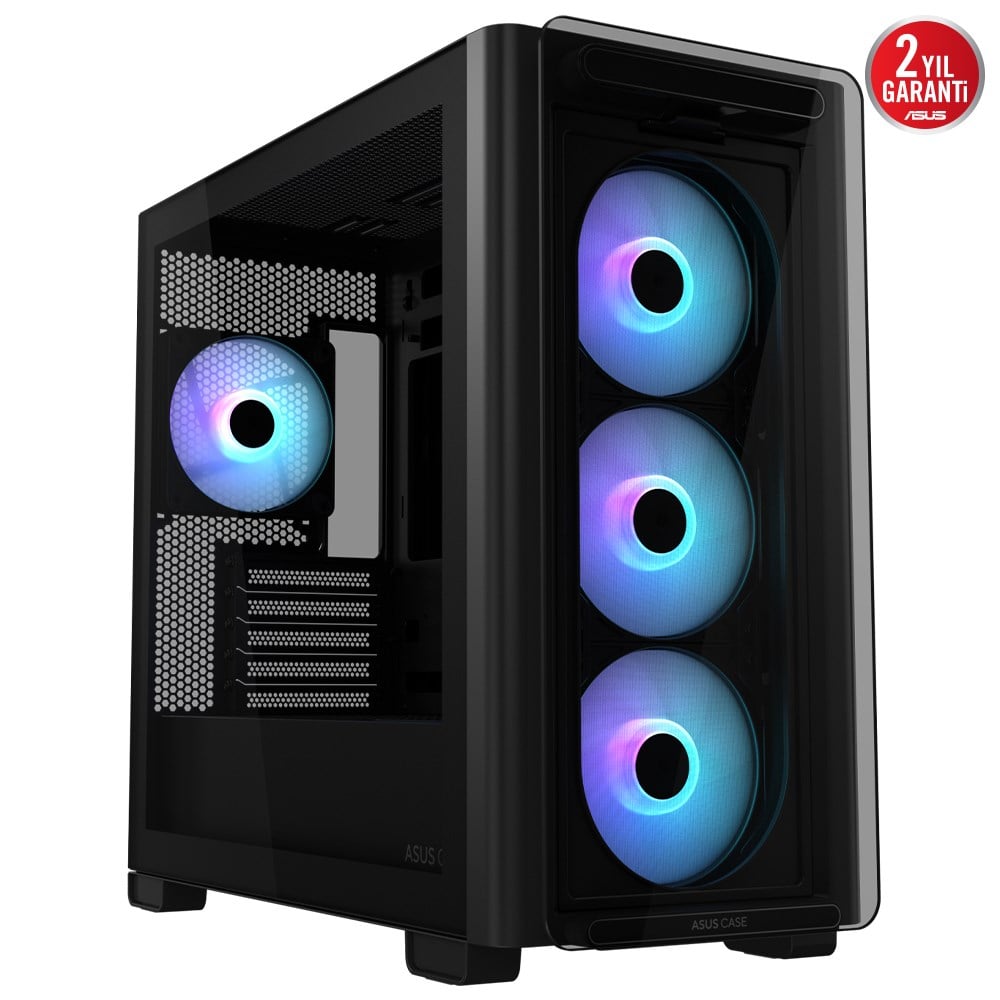ASUS A23 PLUS TG ARGB Gaming Mid Tower PC Kasası /  90DC00K0-B19010
