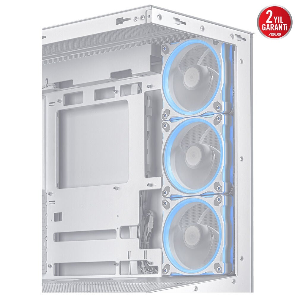 ASUS A31 PLUS TG ARGB WHITE Gaming Mid-Tower PC Kasası Beyaz / 90DC00R3-B19000