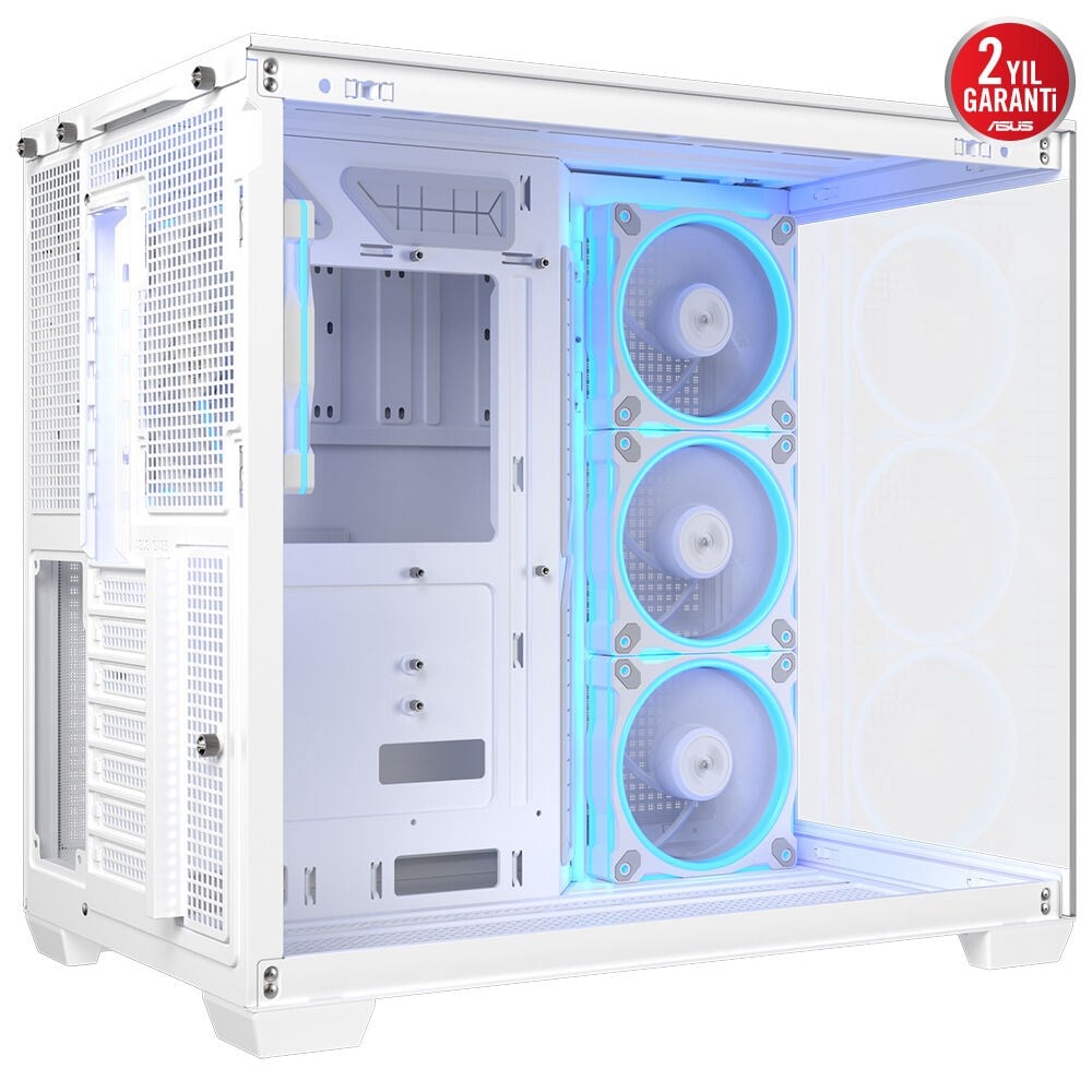 ASUS A32 PLUS TG ARGB Gaming Mid-Tower PC Kasası Beyaz / 90DC00S3-B19000