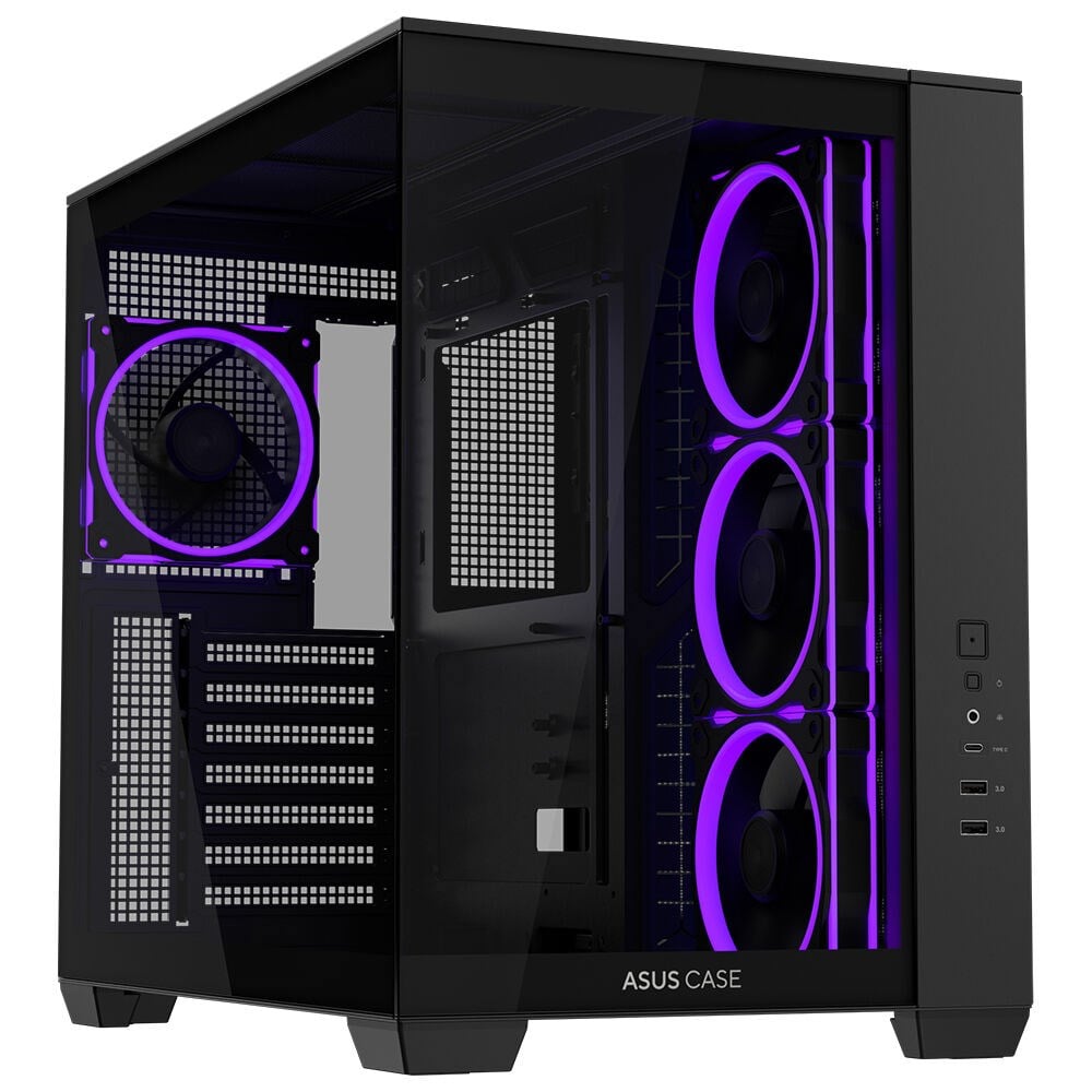 ASUS A32 PLUS TG ARGB Gaming Mid-Tower PC Kasası /  90DC00S0-B19000