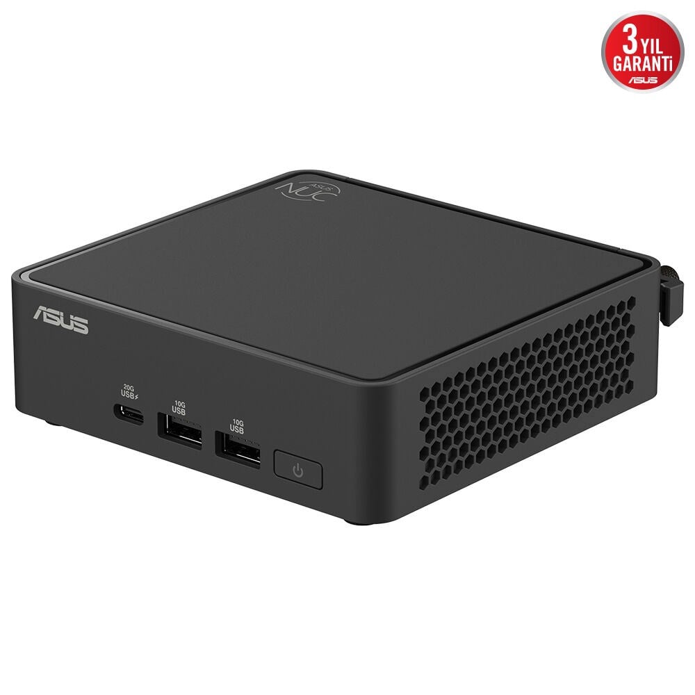 ASUS CORE 3 100U-RAM DİSK YOK-FDOS MINI PC / NUC15 PRO SLIM KIT RNUC15CRKI300002 /90AR00R2-M00050