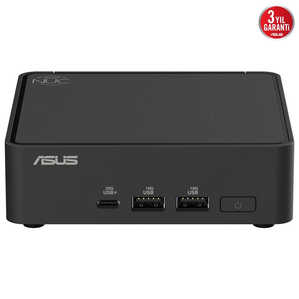 ASUS CORE 3 100U-RAM DİSK YOK-FDOS MINI PC / NUC15 PRO SLIM KIT RNUC15CRKI300002 /90AR00R2-M00050