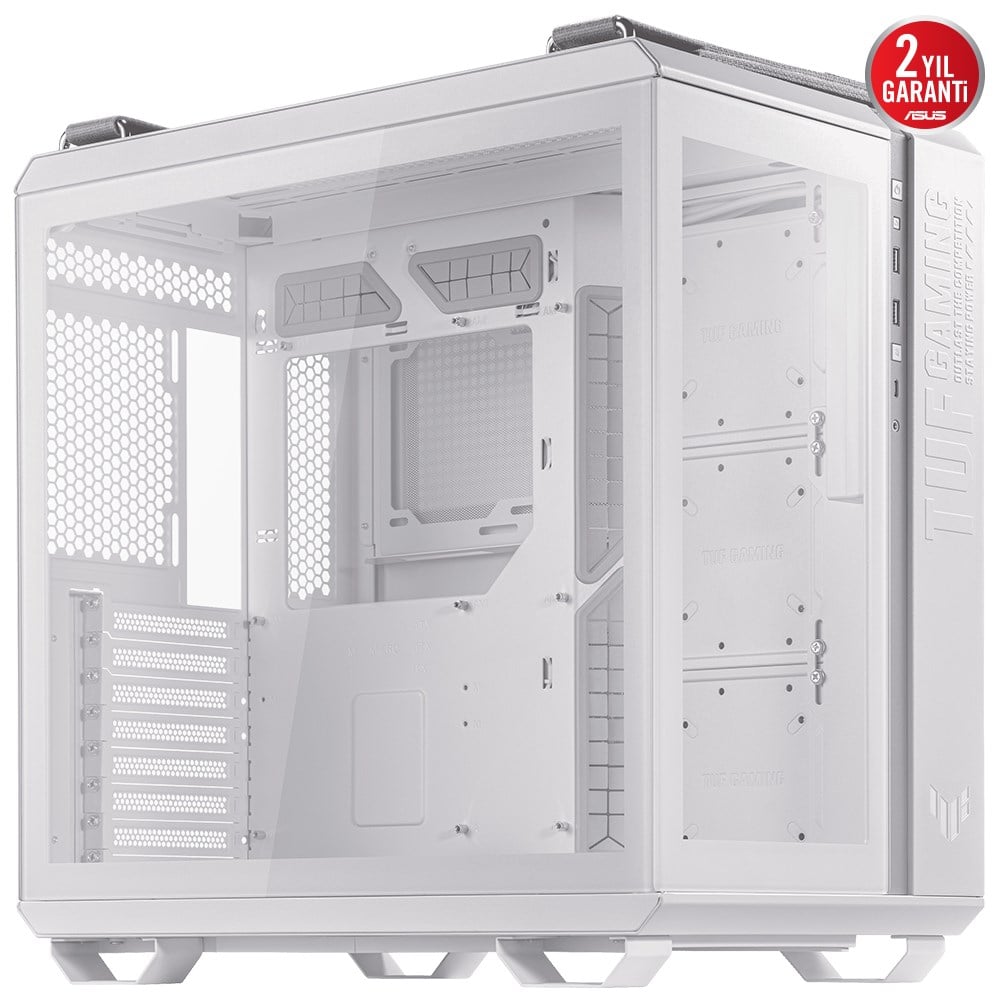ASUS GT502 PLUS TUF GAMING TG WHITE Gaming Mid-Tower PC Kasası Beyaz /  90DC0093-B19000