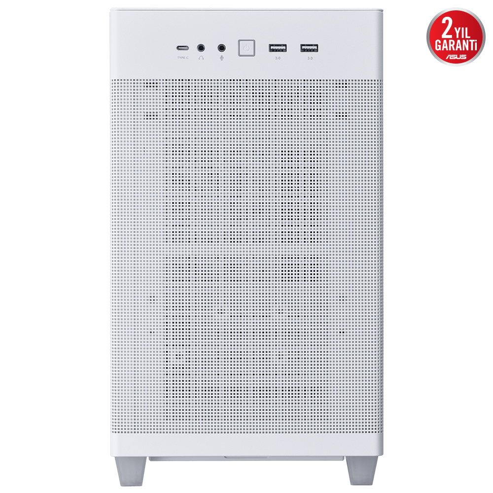 ASUS PRIME AP201 Gaming Micro-Tower PC Kasası Beyaz