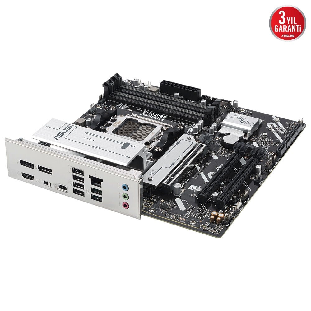 ASUS PRIME B840M-A-CSM DDR5 HDMI-DP TYPEC PCIE 4.0 AM5 mATX Kurumsal Anakart / 90MB1J10-M0EAYC