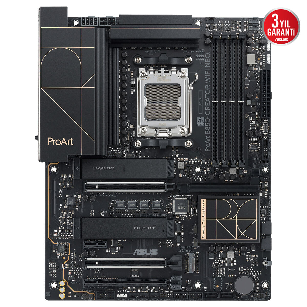 ASUS PROART B850-CREATOR WIFI NEO DDR5 HDMI DP PCI 5.0 AM5 ATX