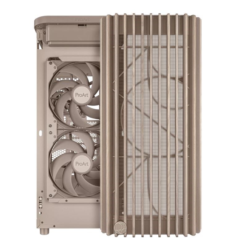 ASUS PROART PA401 WOOD MESH PWM BEIGE Gaming Mid-Tower PC Kasası