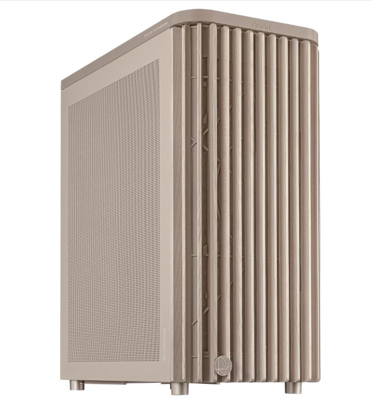 ASUS PROART PA401 WOOD MESH PWM BEIGE Gaming Mid-Tower PC Kasası