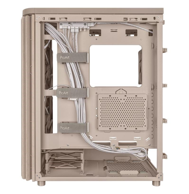 ASUS PROART PA401 WOOD MESH PWM BEIGE Gaming Mid-Tower PC Kasası